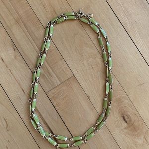 J. Crew Green Necklace